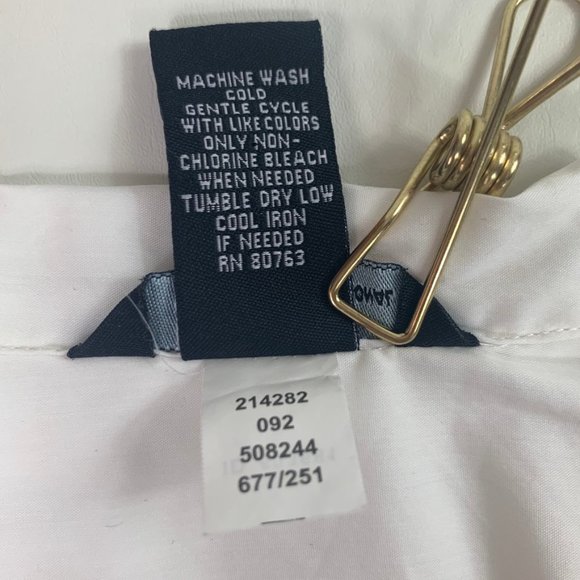 MODA international white button down top - Picture 6 of 6